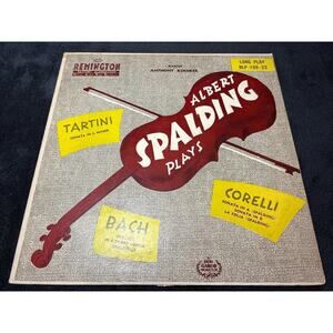 Bach/Corelli/Tartini-Violin Sonatas-Albert Spalding-ED1 Remington RLP199-23 RARE
